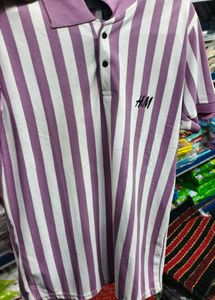 H&M Striped Polo Shirt