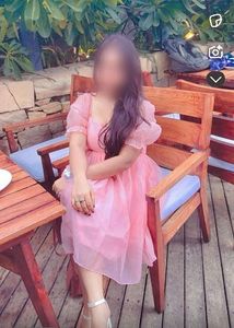 SASSAFRAS Pink Puff Sleeve Party Dress