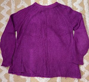 Purple Knit Sweater