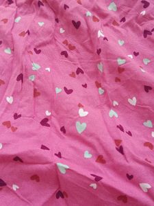 Cute Girls' Heart Print Dress