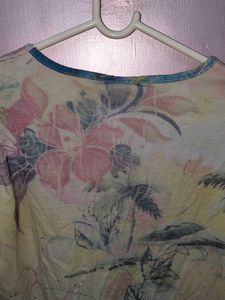 Diamond Floral Long Sleeve Top