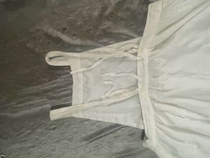White Cotton Dress(combo)