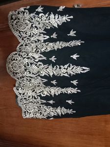 Lovely Black Colour Embroidered Dress