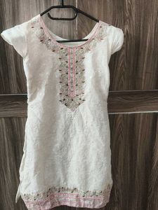 Elegant White Kurta