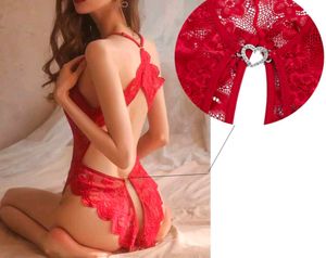 Sexy Red Lace Lingerie