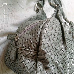 Silver Stone Handbag