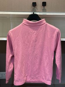Pink Mock Neck Long Sleeve