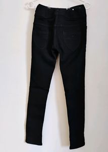 Black Party Ripped Jeans