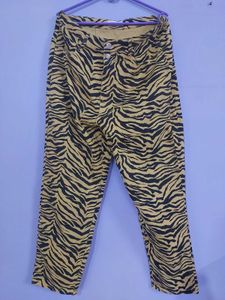 Mango Animal Print Jeans