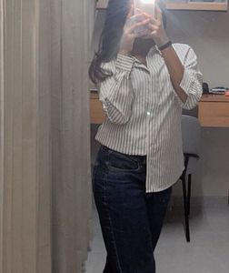Striped Button-Down Shirt