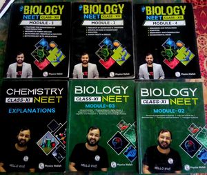 Biology Neet Modules, Physics wallaah
