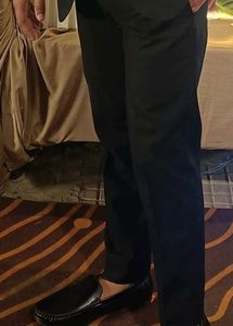 Black Regular Fit Trousers