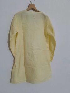 Elegant Yellow Kurta   ||Thread Work||