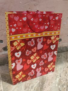 Gg Gift Bag With Heart Degine