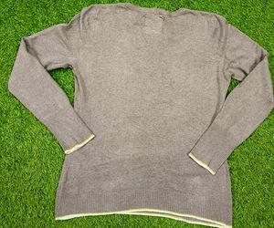 Imported Argyle Pattern Sweater