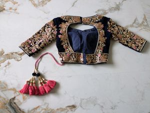 Blue Bridal Lehenga
