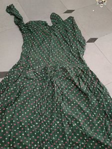 Green Polka Dot Dress