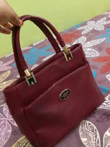 Lubna Purse - Burgundy