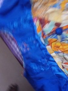Chiffon  Kurti With Kalam kari Art
