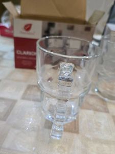 Skull Design Glass Mugs - Set of 2