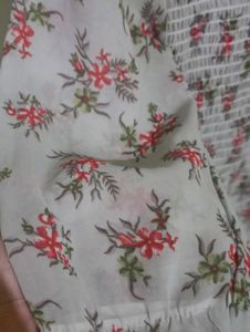 Square Neck Floral Top