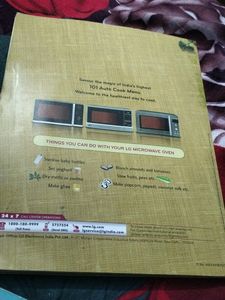 Recipe Book/ Cook Menu . Get This Book With Lg Microwave