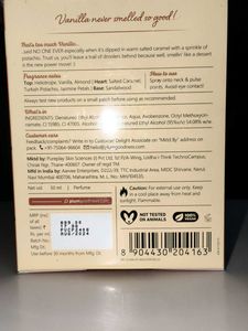 Plum Body Vanilla Caramello EDP