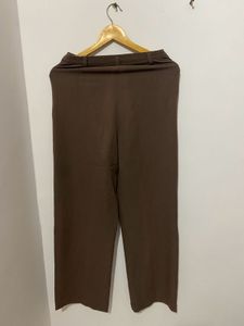 Brown Straight Leg Trousers