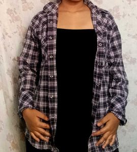 Green top, stretchable top,crop top jacket,check s