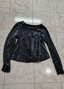 Metallic Twist Front Party wear Top