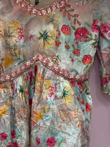 ALIA PATTER Floral Print Dress