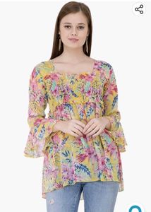 Popwings Chiffon Top