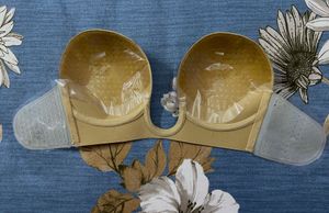 Stick on Silicon Strapless Nude Bra