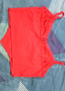 Red Tank &amp; Dark Wash Jeans Set