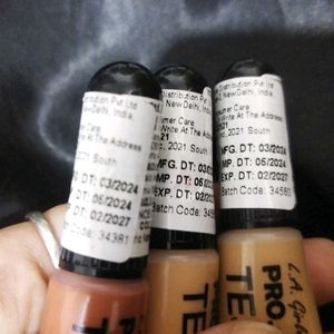 L.A.Girl Pro .Conceal Tester*3