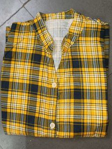 Mastuard Yellow Check Shirt