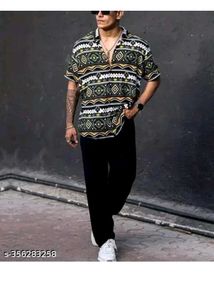 Patterned Casual Shirt