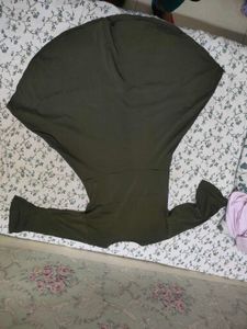 Olive Green Casual Dress