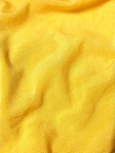 Yellow One-Shoulder Rosette Dress