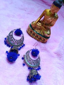 Blue 💙 Jhumki FOR CRAFT PURPOSE