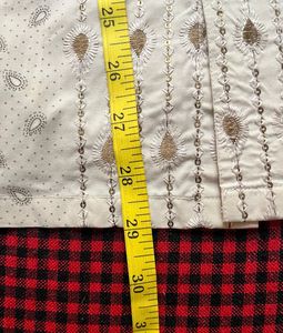 Embroidered-Sequin Patterned Long Sleeve Shirt