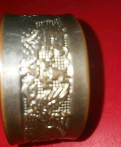 Vintage Carved Cuff Bracelet