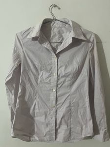 LAVENDER BUTTONED SHIRT FOR WOMEN