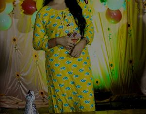 Women Mirror Work Kurti ☺️