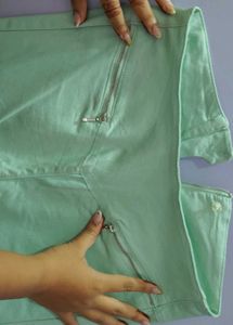 Soft Green Jeans