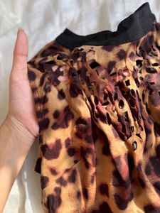 Leopard Print y2k Top