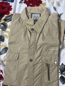 Khaki Cargo Shirt