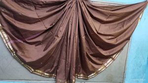 Brown Silk Saree