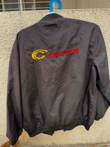 Vintage Black Bomber Jacket