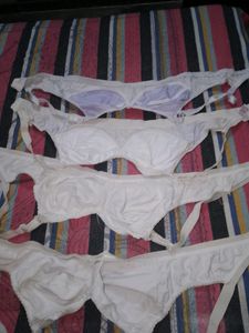 Combo Of 4 White Bras